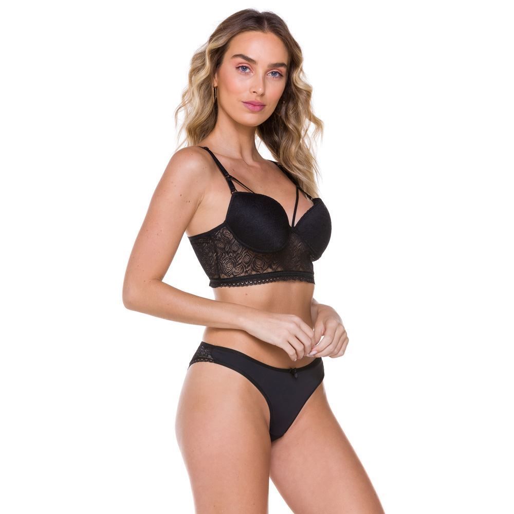 Sutiã Cropped Strappy Holla