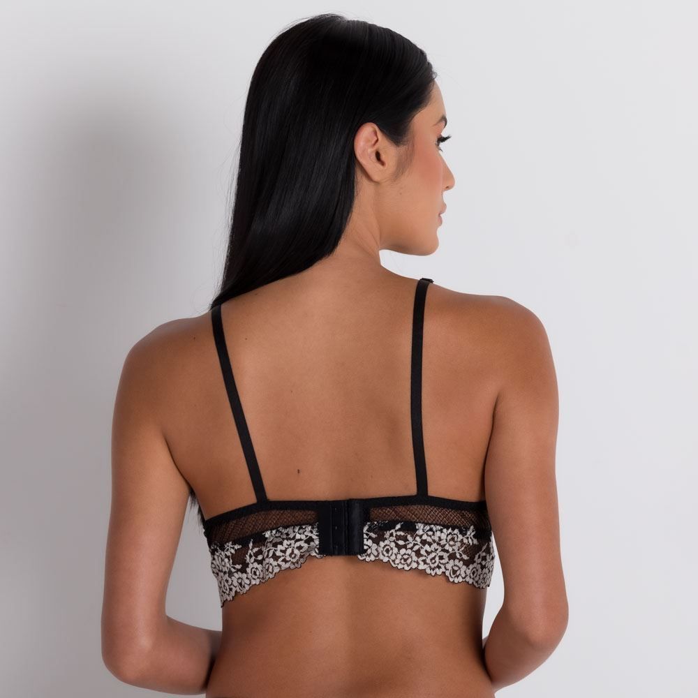 Sutiã Em Renda Contrastante Camila Moretti