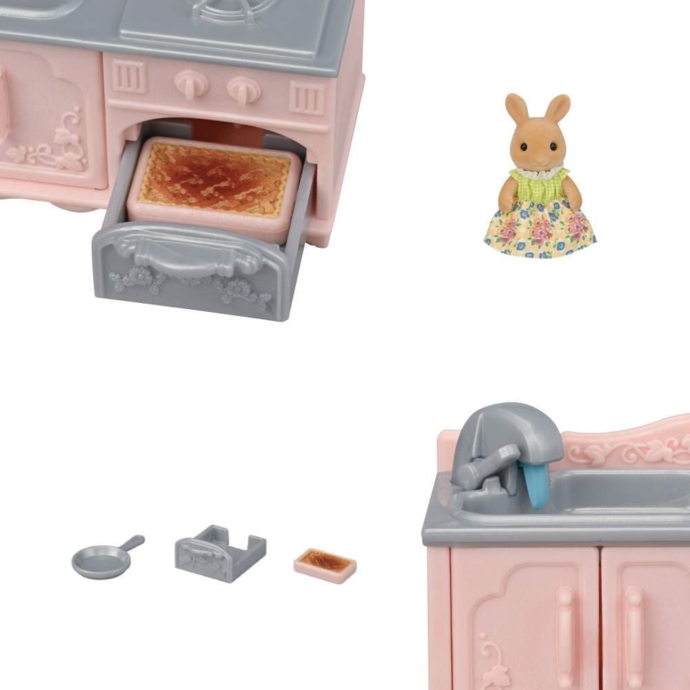 Sylvanian Families Conjunto Cozinha Da Mamãe Coelho Raio De Sol - 5776