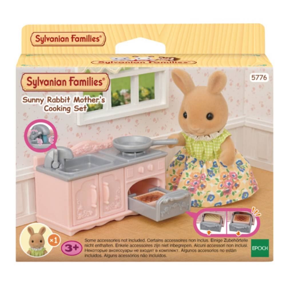 Sylvanian Families Conjunto Cozinha Da Mamãe Coelho Raio De Sol - 5776