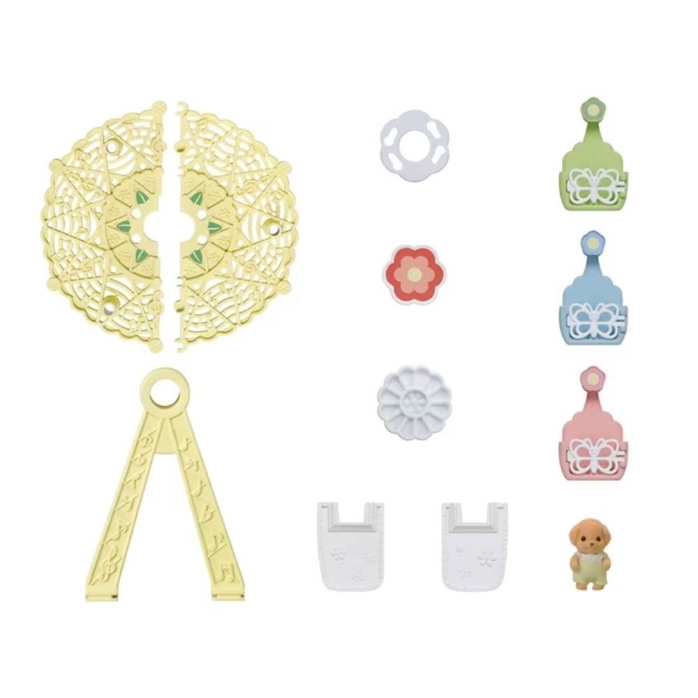 Sylvanian Families Roda Gigante Do Bebê Poodle Toy Epoch - 5333