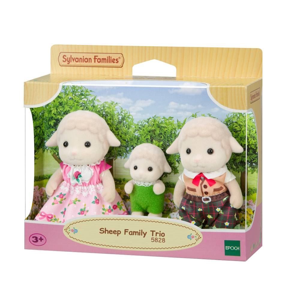 Sylvanian Families Trio Família Das Ovelhas Epoch - 5828