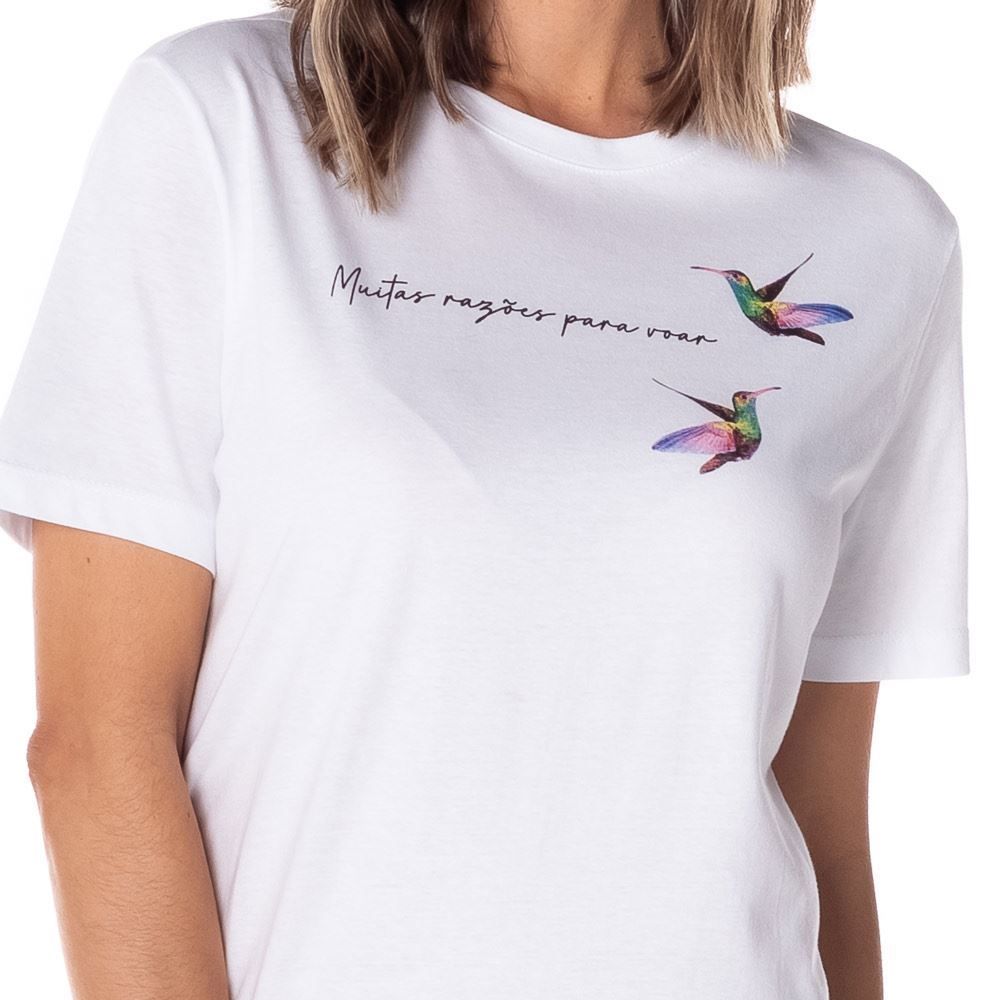 T-Shirt Beija Flor Patrícia Foster