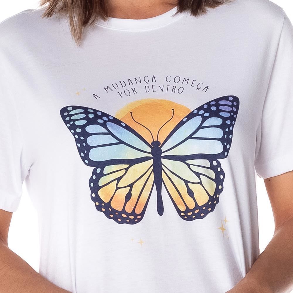 T-Shirt Borboleta Patrícia Foster