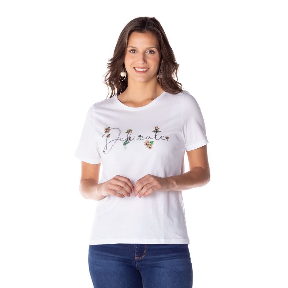 T-Shirt Delicate Patrícia Foster