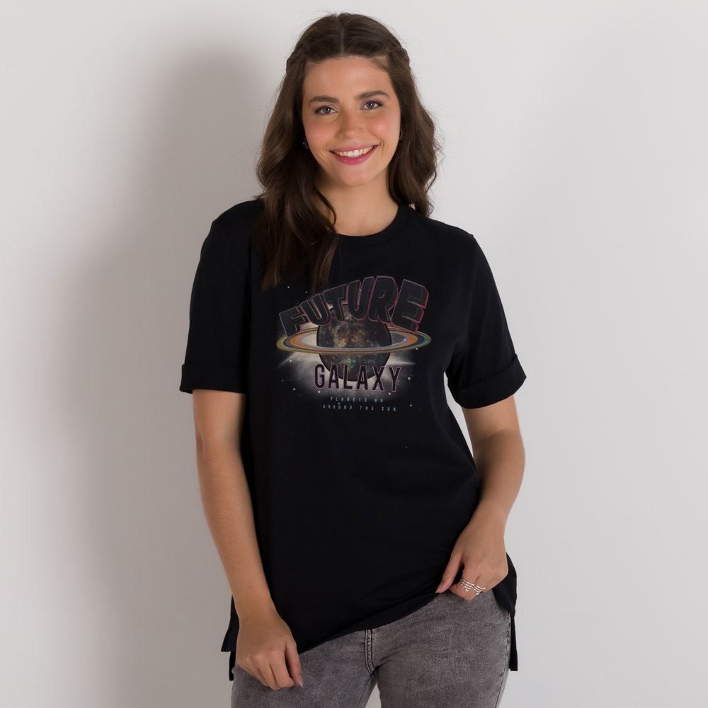 T-Shirt Estampa Galáxia Boby Blues