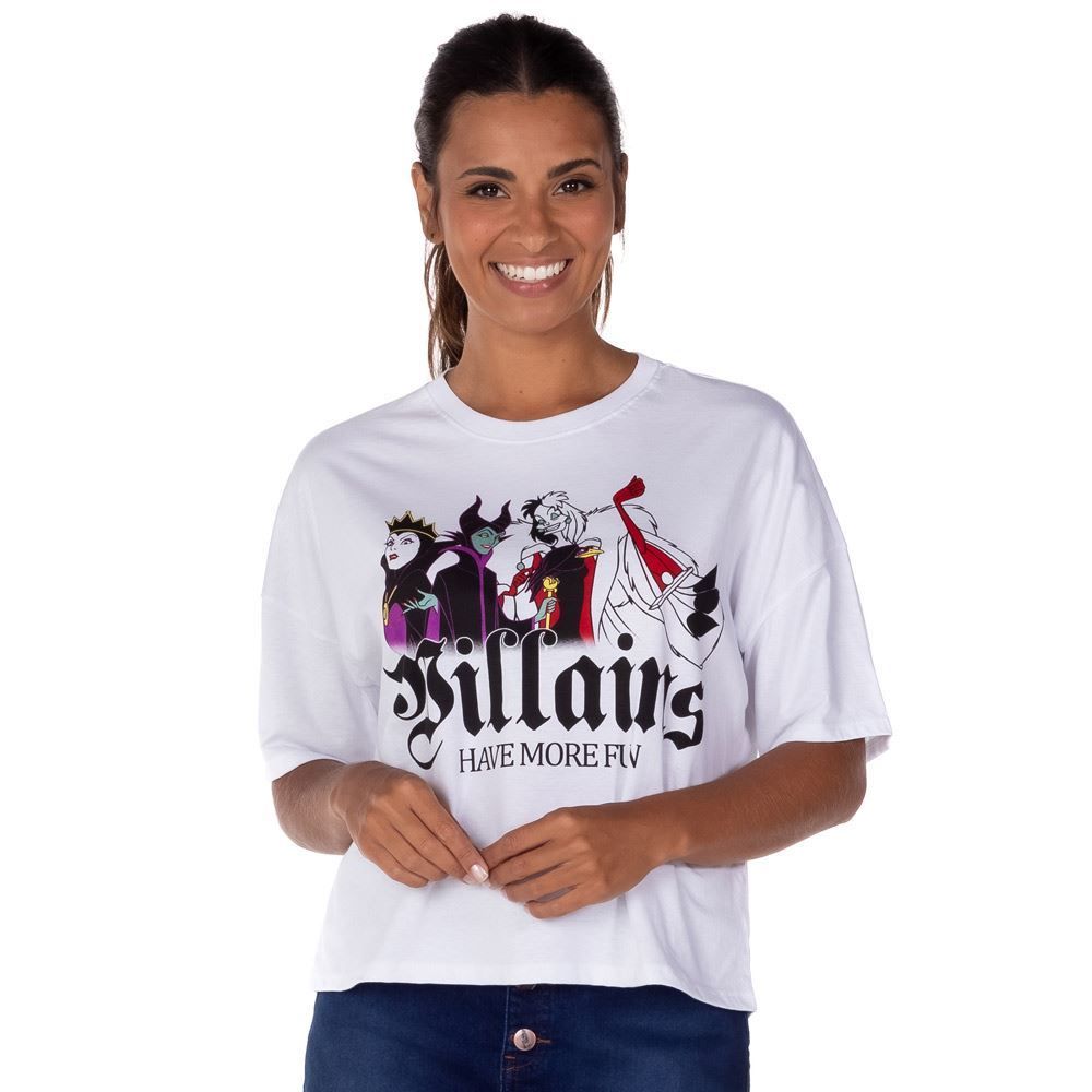 T-shirt Malha Vilãs Disney