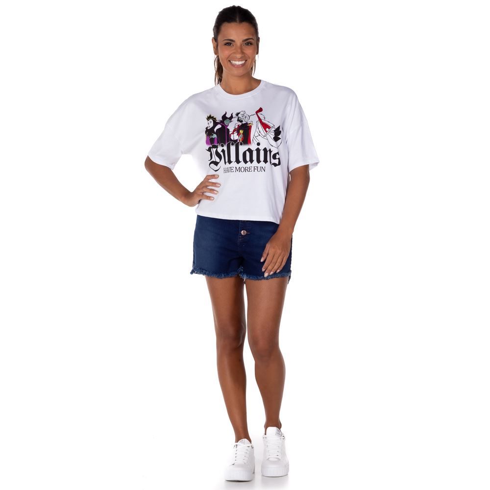 T-shirt Malha Vilãs Disney