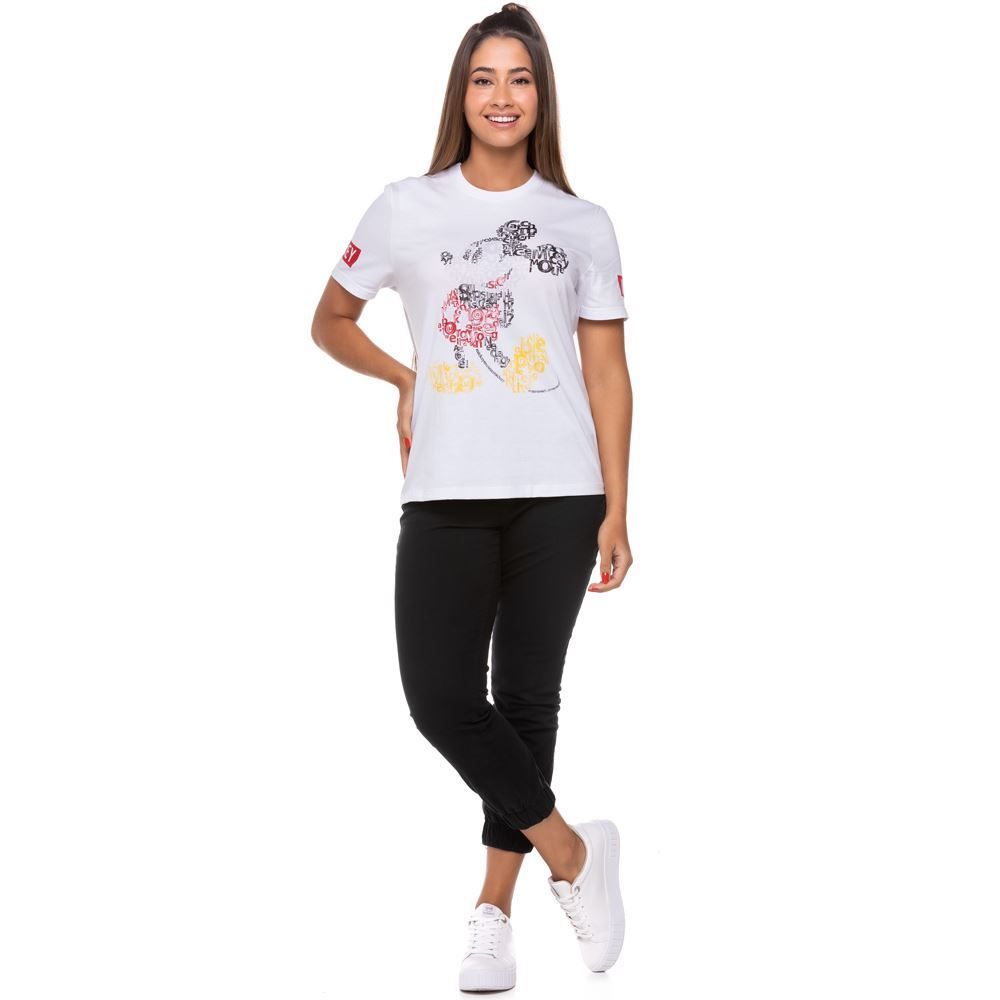 T-Shirt Mickey Escrito Disney
