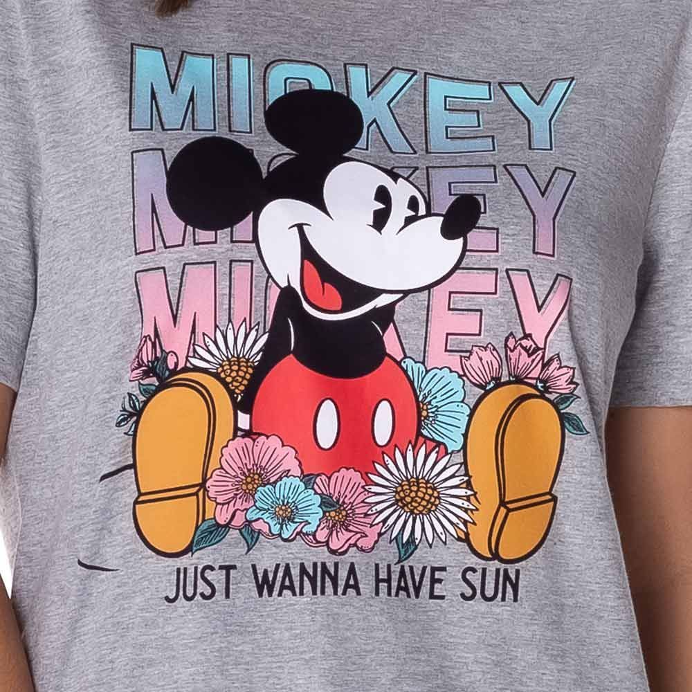 T-Shirt Mickey Floral Disney