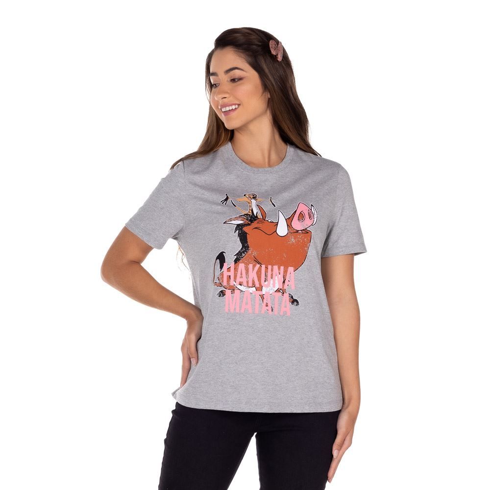 T-Shirt Timão e Pumba Hakuna Matata Disney