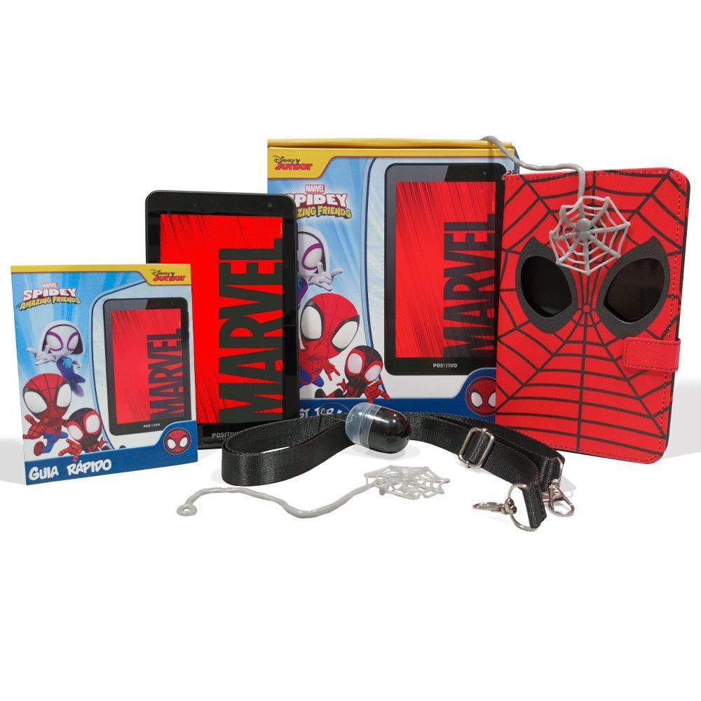 Tablet 7" Positivo Twist Tab Spidey+ 2Gb 64Gb Wifi Android 11 - Preto