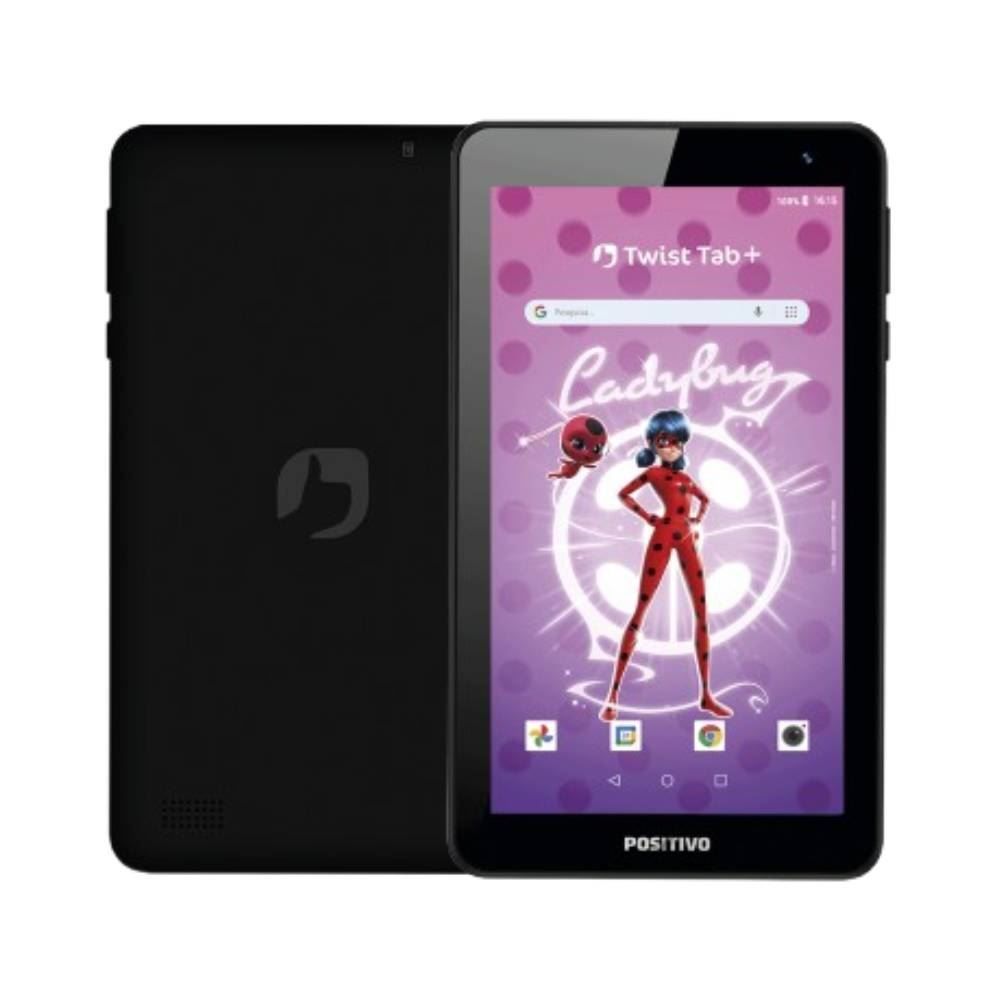 Tablet 7” Positivo Twist Tab Ladybug 4G 64Gb - Preto