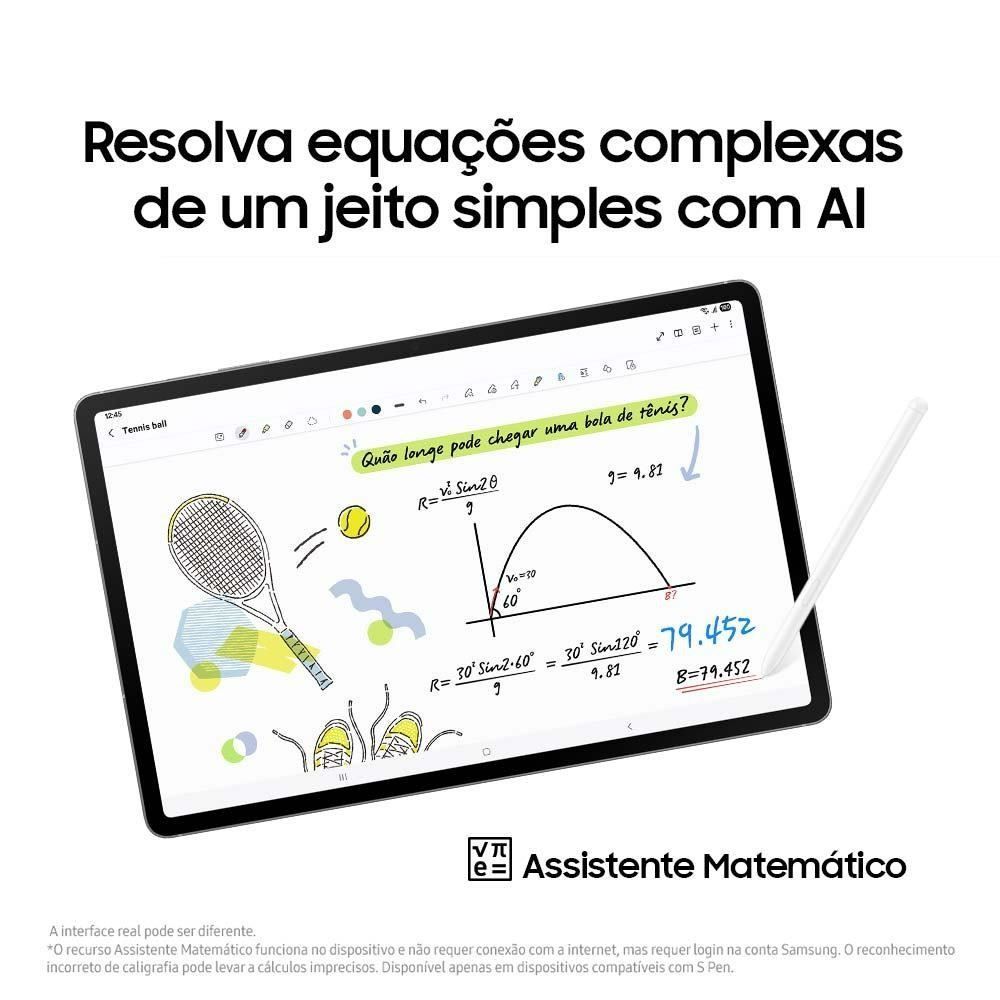 Tablet Samsung Galaxy Tab S10fe Wifi 128Gb 8Gb Ram - Cinza