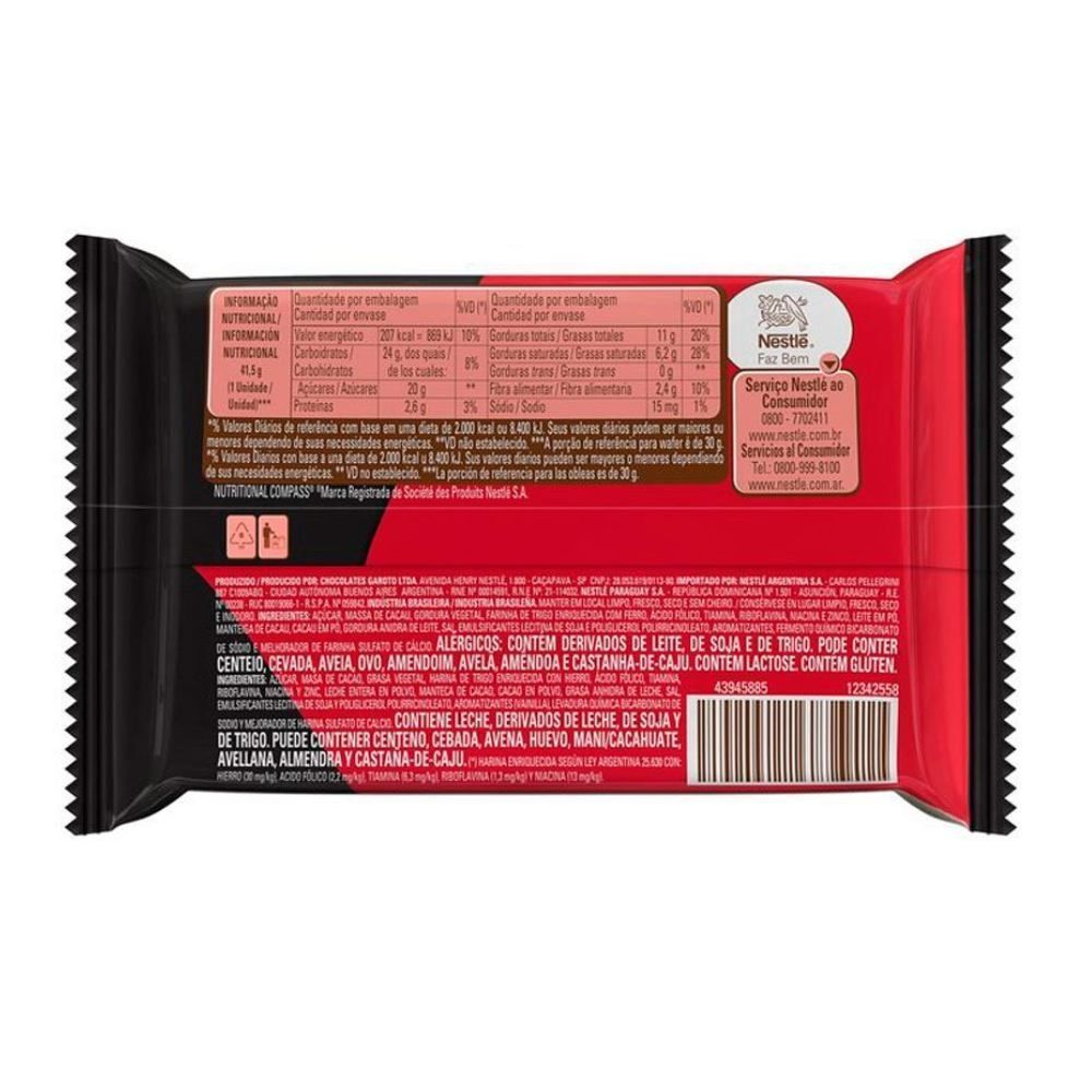 Kit Kat de Chocolate Dark Nestlé - 41,5g
