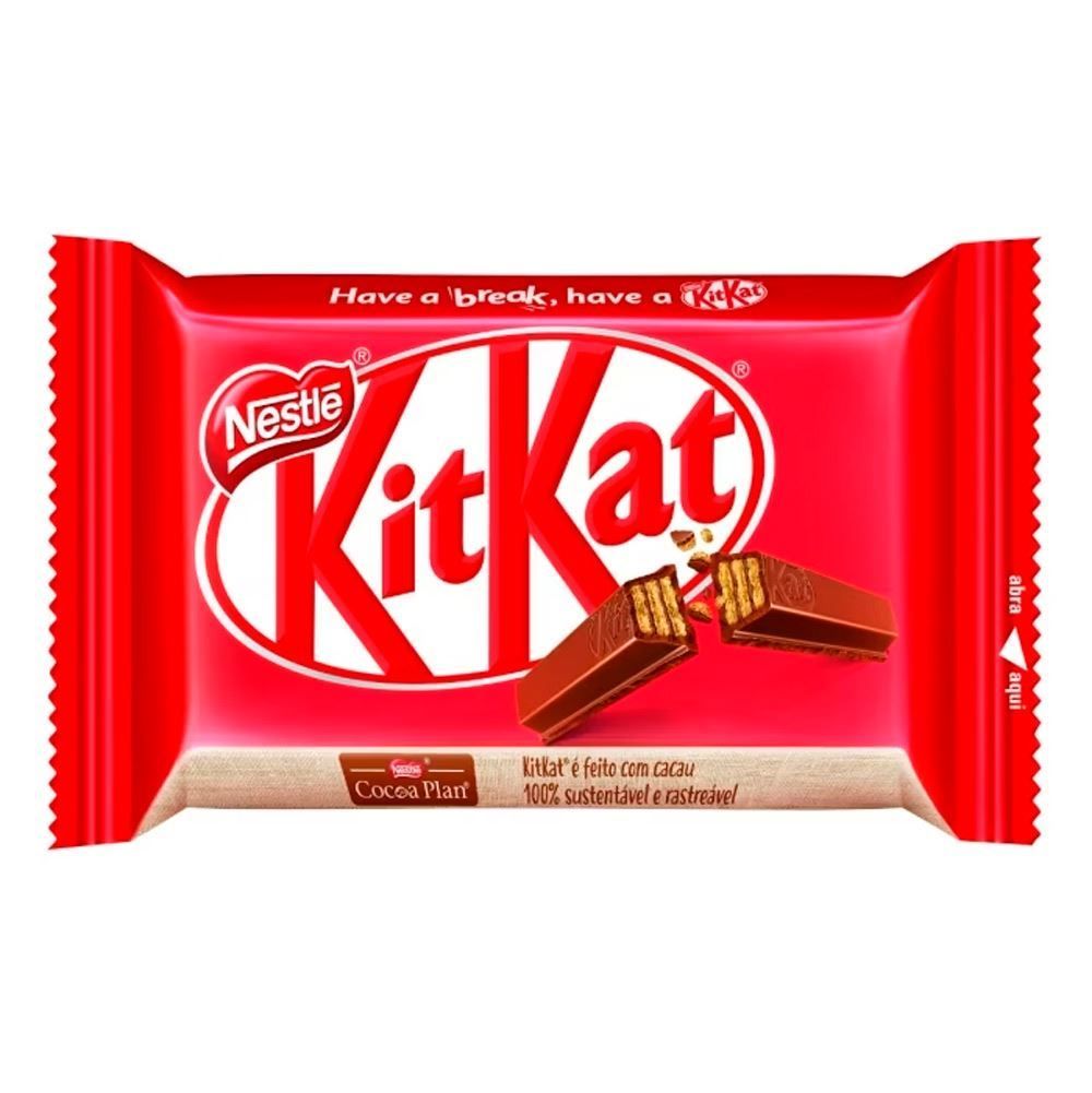 Kit Kat De Chocolate Ao Leite Nestlé - 41,5g