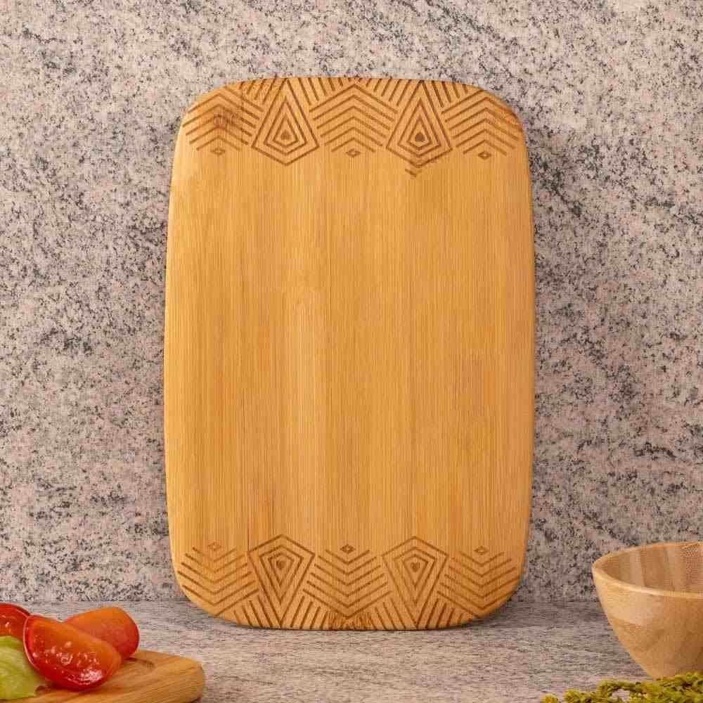 Tábua De Corte Estampada Havan Casa 30Cm - Bambu
