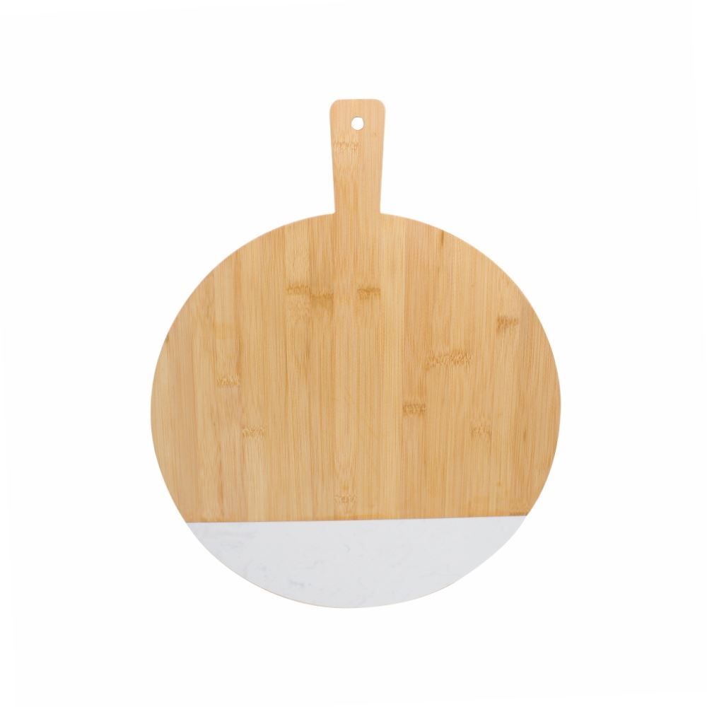 Tábua De Corte Redonda Havan Casa 40Cm - Bambu