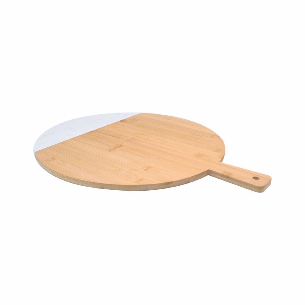Tábua De Corte Redonda Havan Casa 40Cm - Bambu