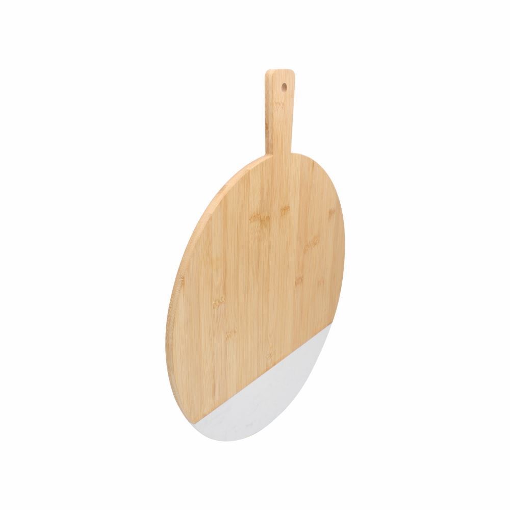 Tábua De Corte Redonda Havan Casa 40Cm - Bambu