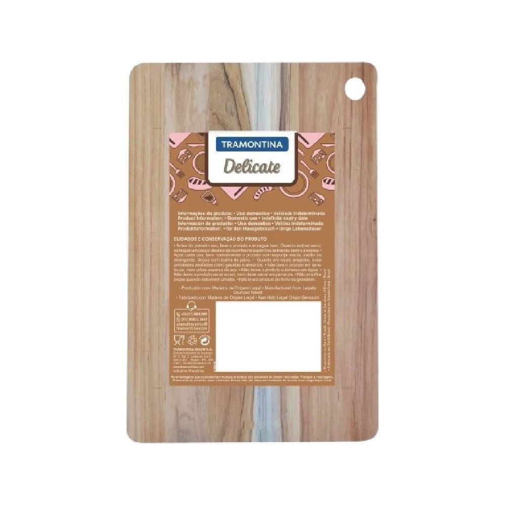 Tábua De Corte Retangular Tramontina 28X19cm - Madeira