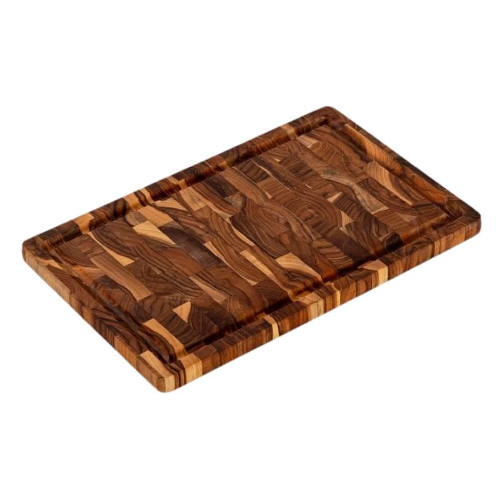 Tábua Teca De Churrasco Invertida 40X30cm Madeira Stolf - 938