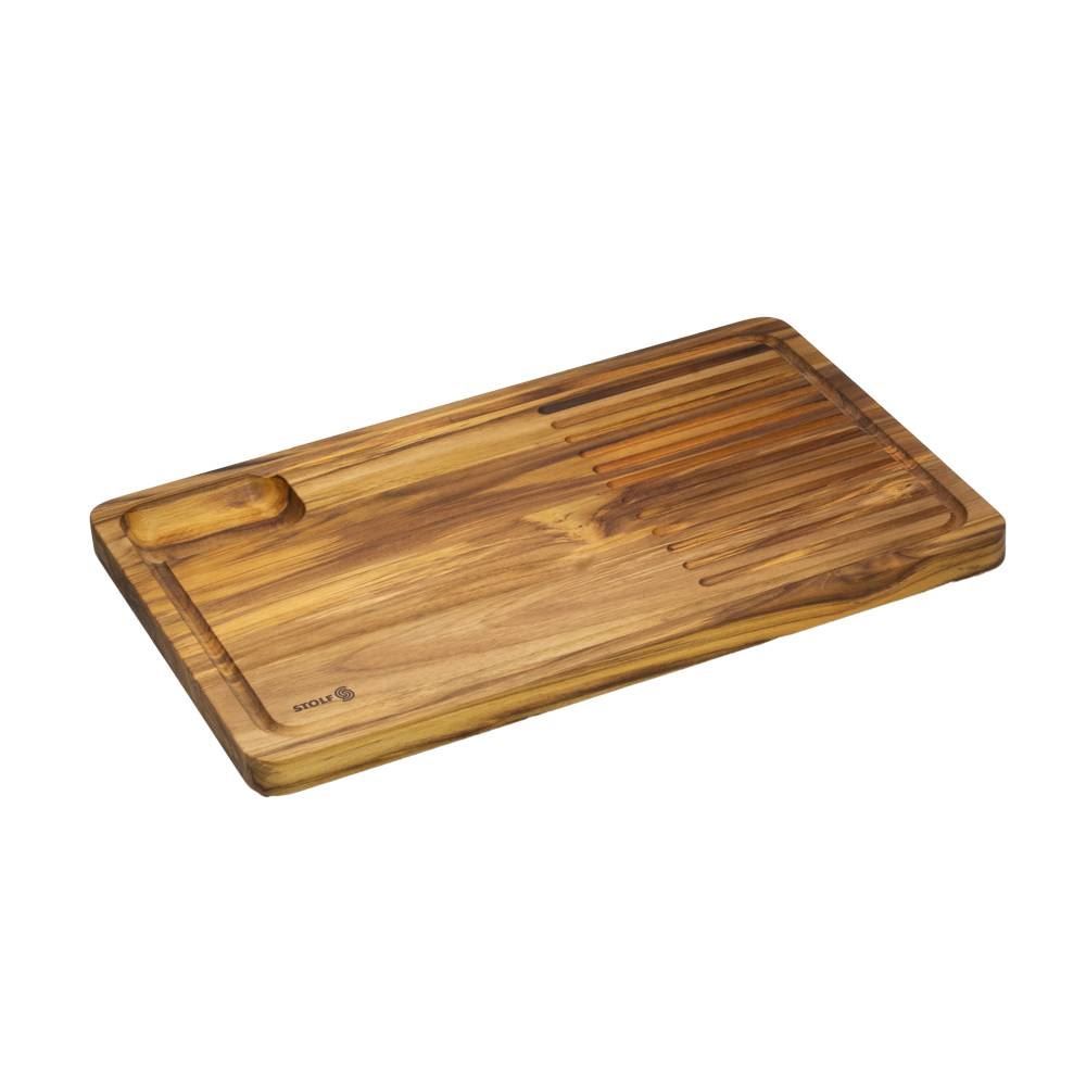 Tábua de Churrasco Teca Multiuso Stolf