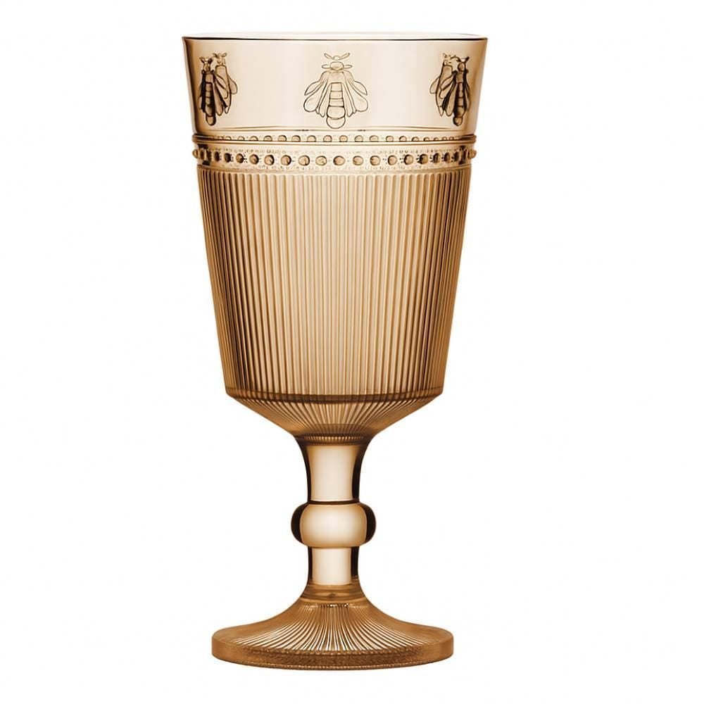 Taça Abelha De Vidro De Água L’Hermitage 325 Ml - Âmbar