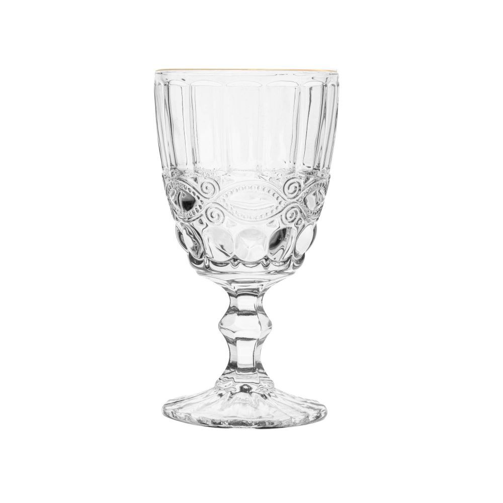 Taça Água Lyor Libélula Fio De Ouro 300Ml