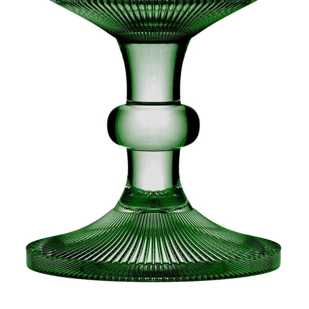 Taca Borboleta Em Vidro 325Ml A17cm Cor Verde