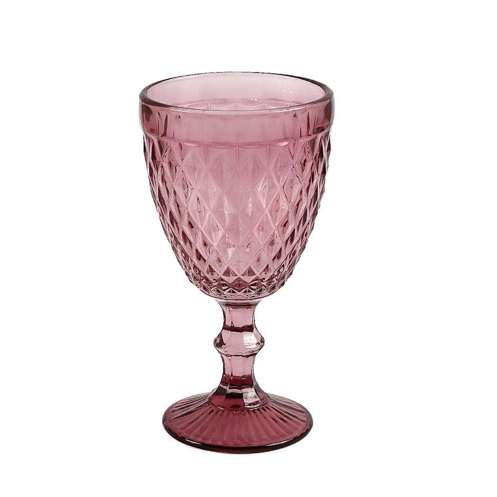 Taça de Água Bico de Jaca Havan Casa 320Ml - Rosa Diamante