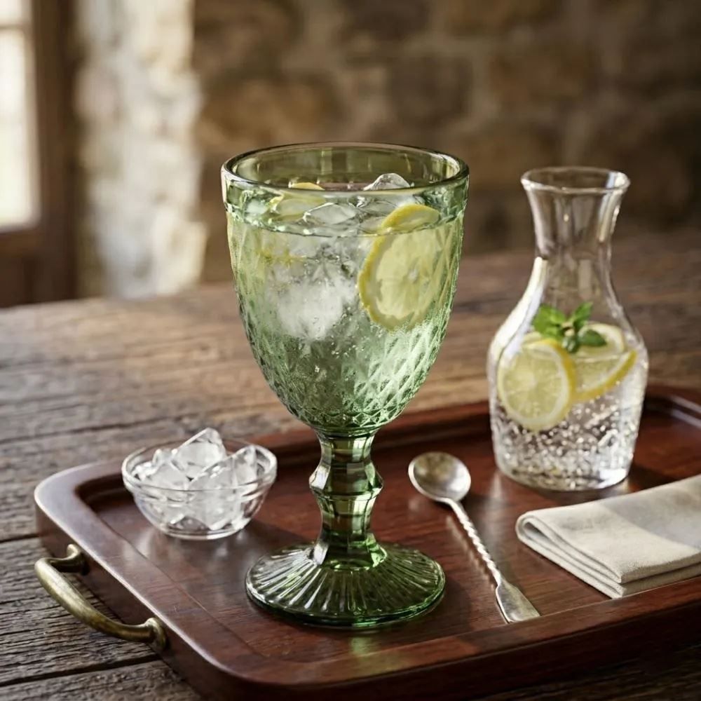 Taça de Água Bico de Jaca Havan Casa 320Ml - Verde