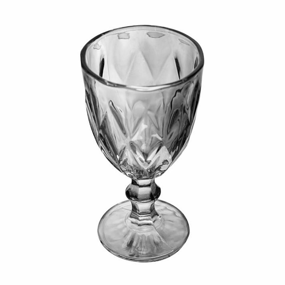 Taça de Água Diamante Lyor 325 ml - Cinza Metalizado