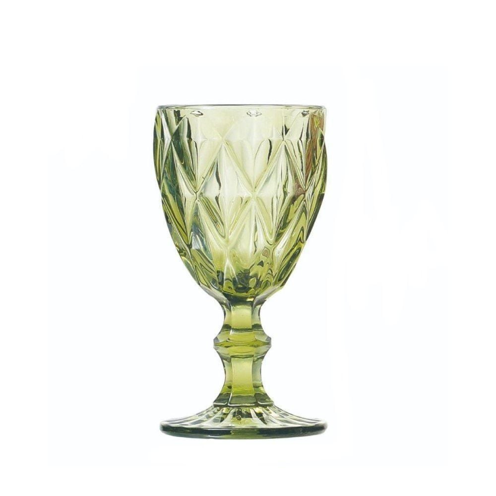 Taça De Água Diamante Multipresentes 330Ml - Verde