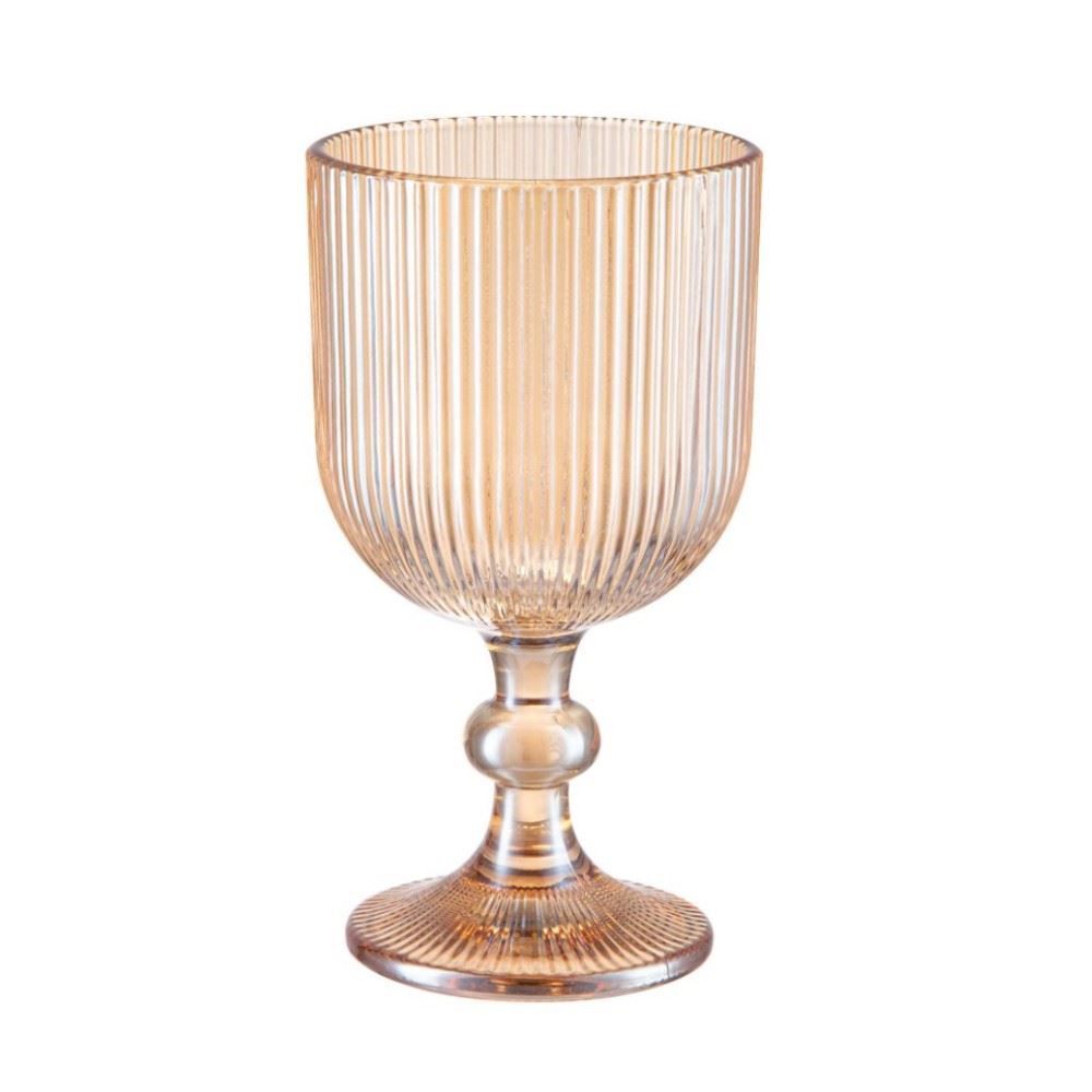 Taça De Água Vidro Cameratta 365Ml - Ambar