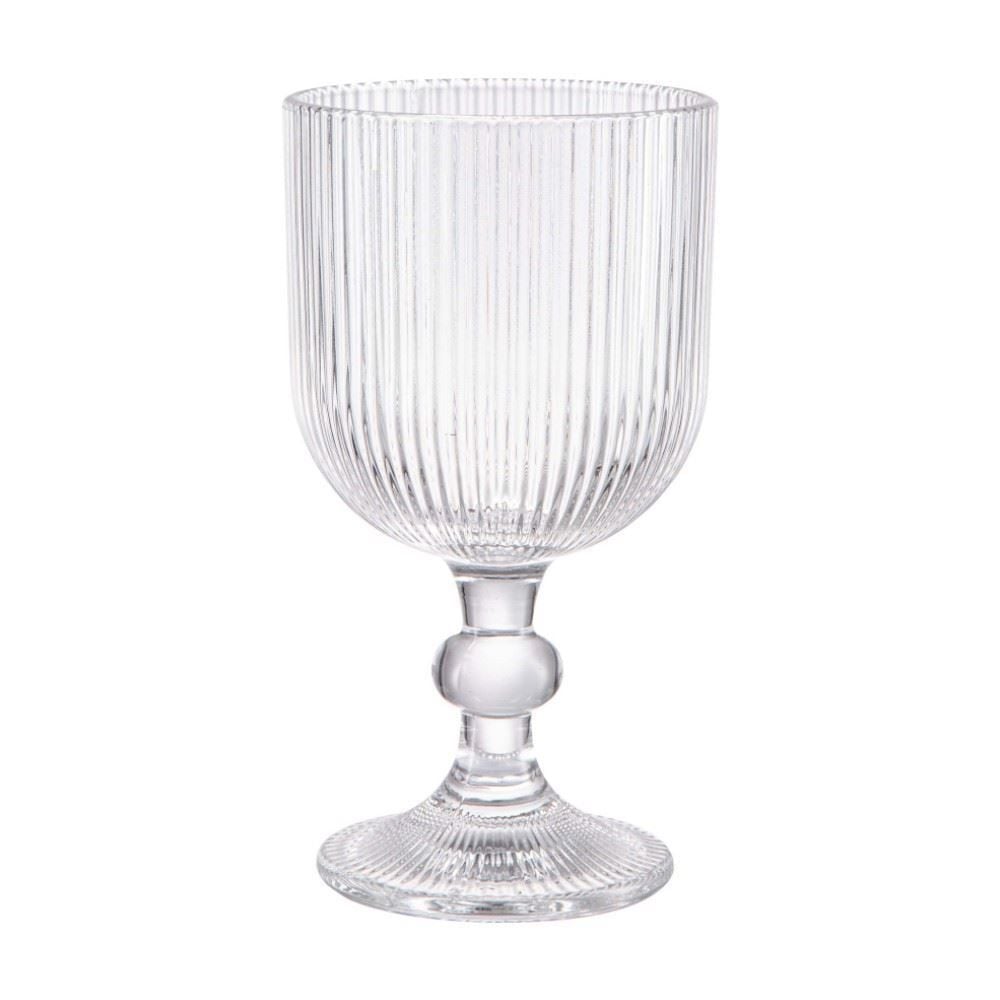 Taça De Água Vidro Transparente Cameratta 365Ml - Transparente