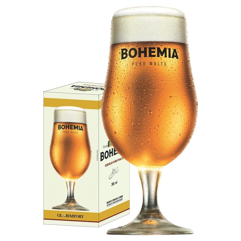 Taça De Cerveja Globimport Bohemia 380Ml - Vidro