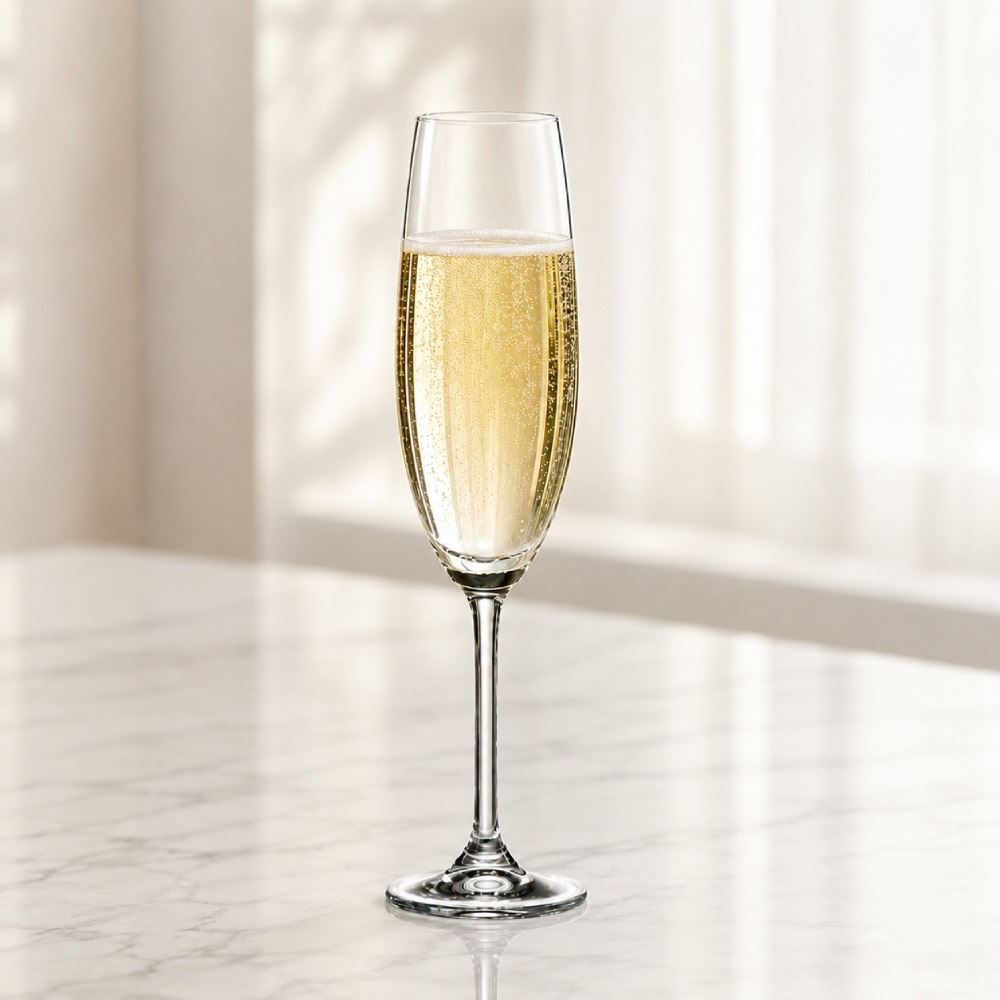 Taça Cristal Bohemia Requinte 220Ml - Transparente