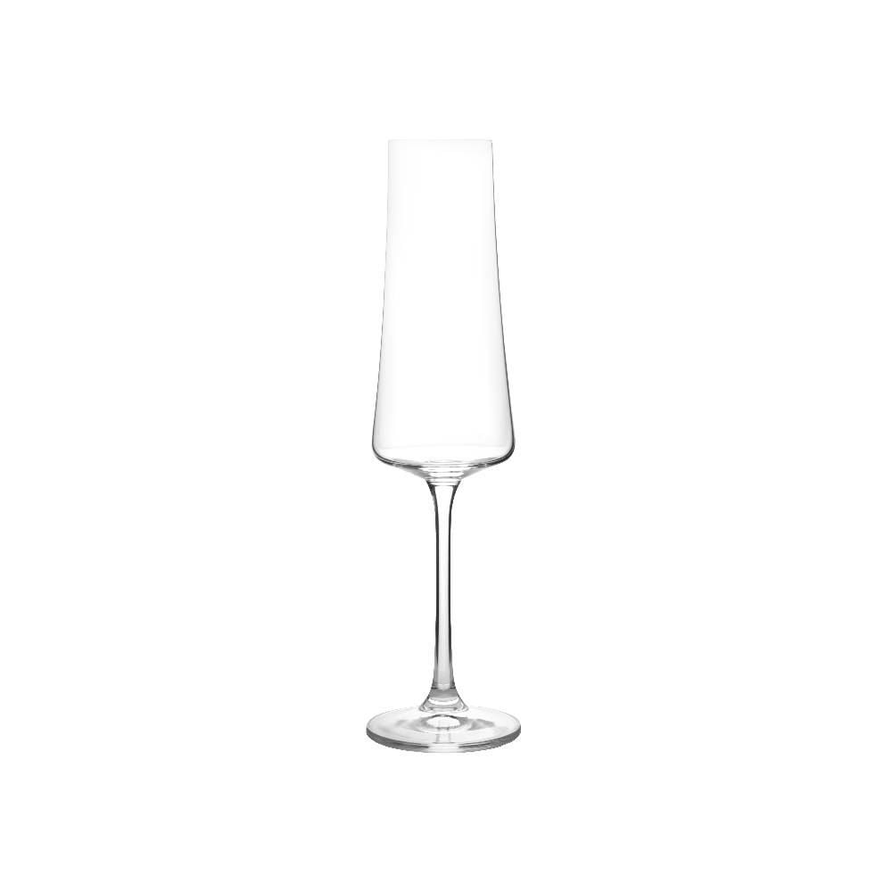 Taça De Champanhe Cristal Elegance 210Ml Bohemia - Transparente