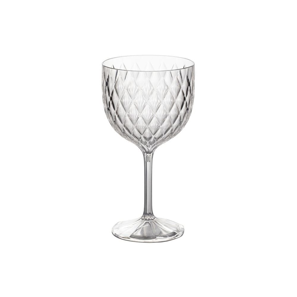 Taça De Gin Plasútil Glamour 540Ml - Transparente