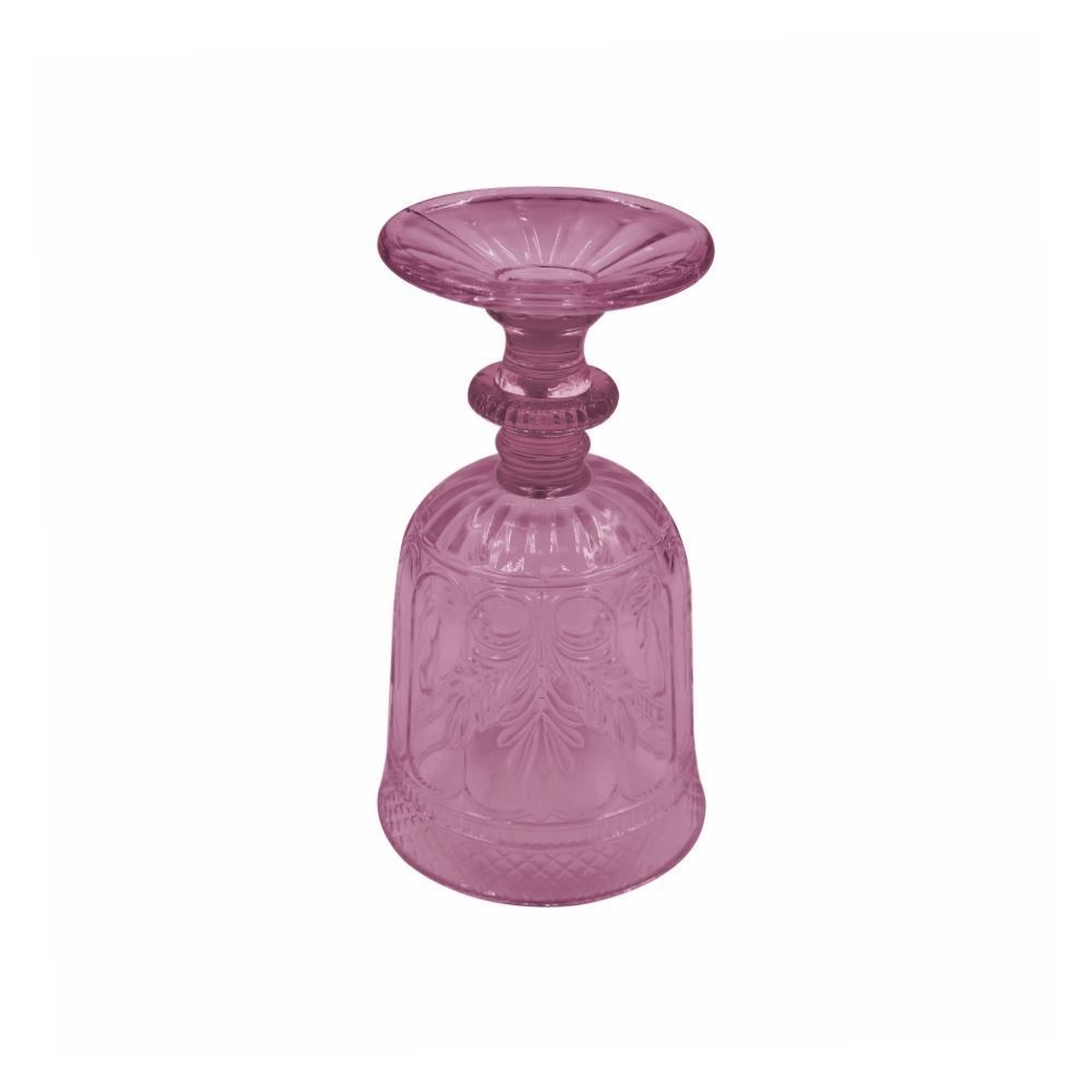 Taça De Vidro Florença Rosa Havan Casa - 350Ml