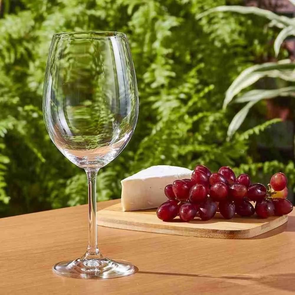 Taça De Vinho Cristal Requinte Bohemia 590Ml - Transparente