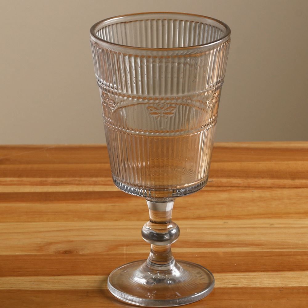 Taça de Água Libélula L' Hermitage 325Ml - Cinza