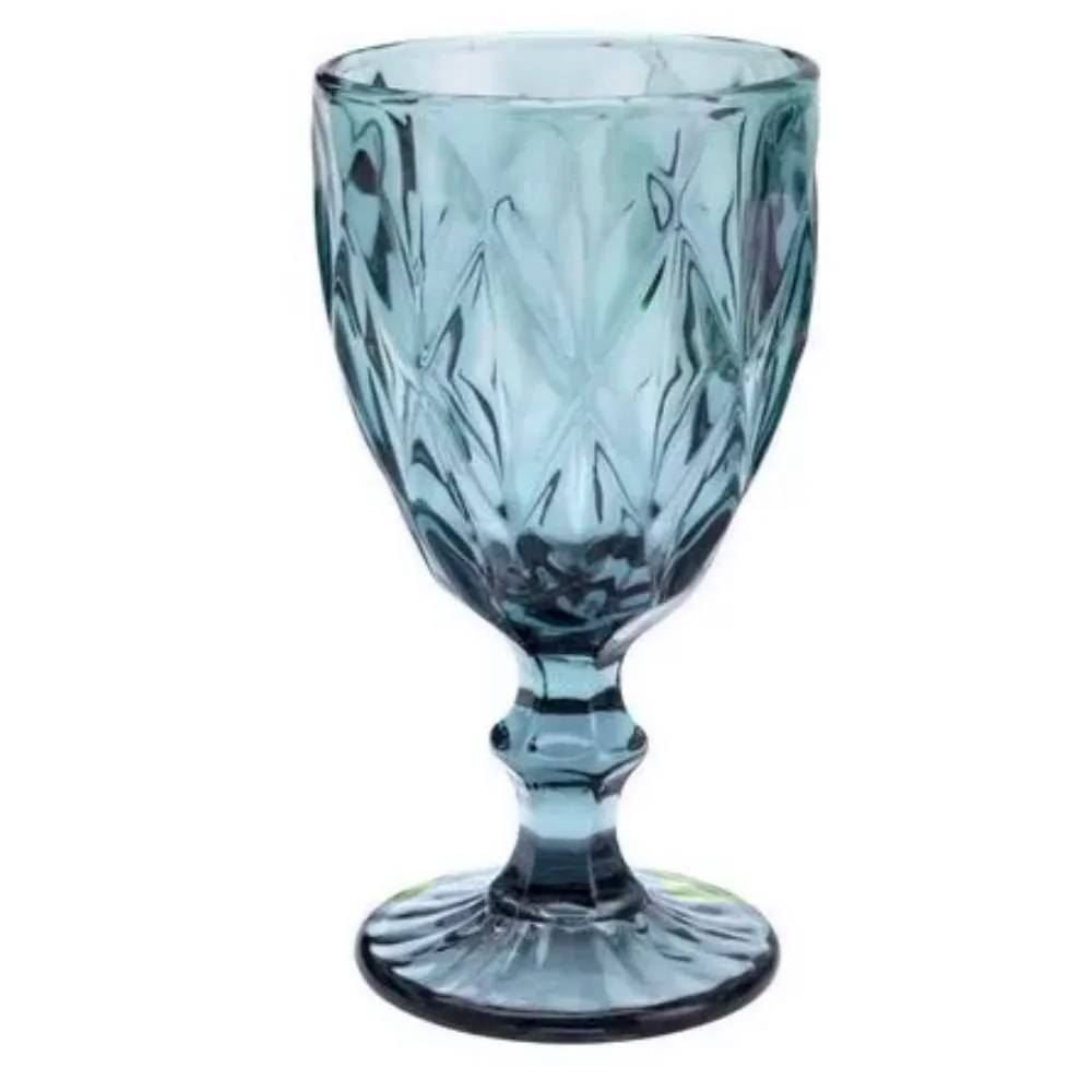 Taça Para Água De Vidro Class Home 300 Ml - Azul