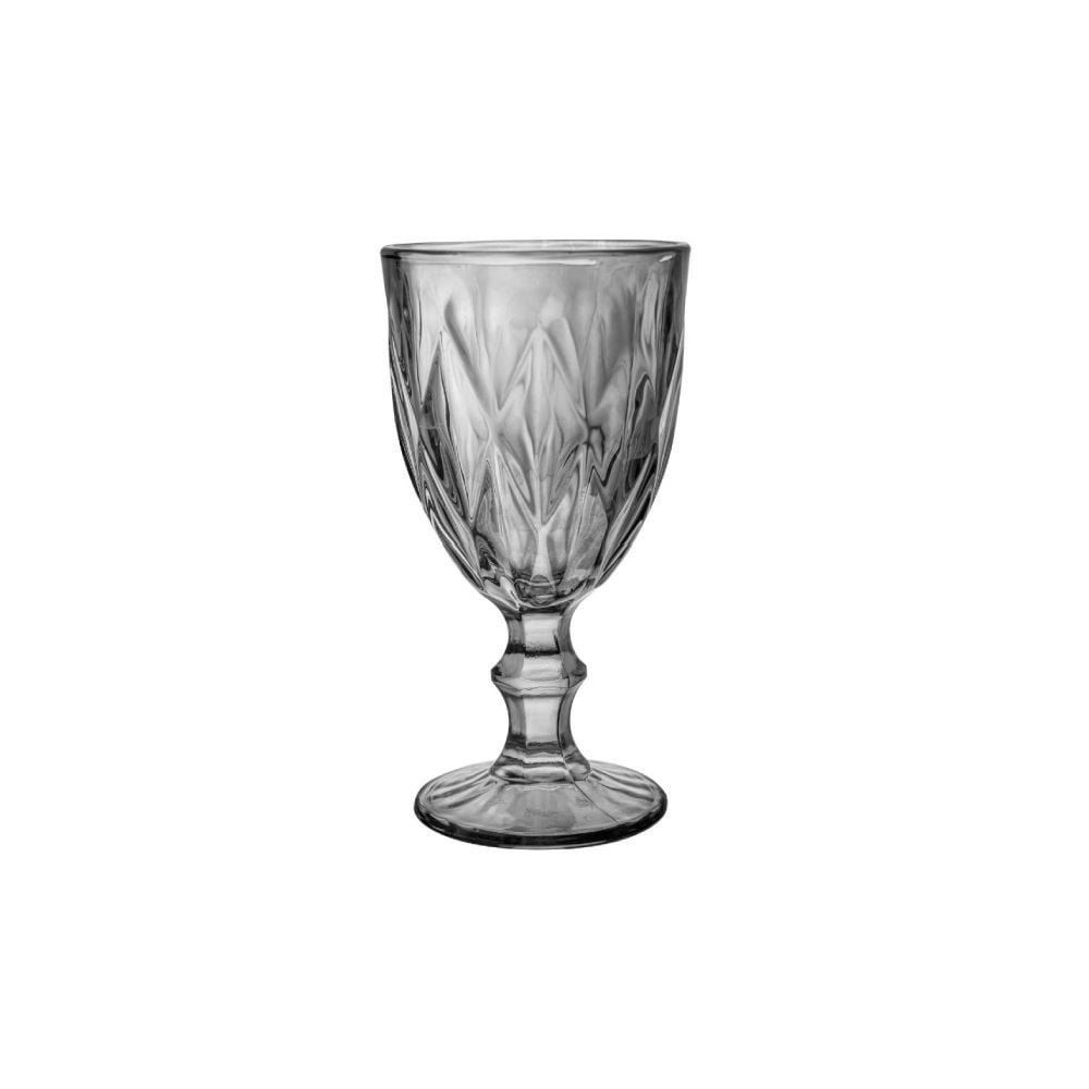 Taça De Água Diamante Lyor 325 Ml - Cinza Metalizado