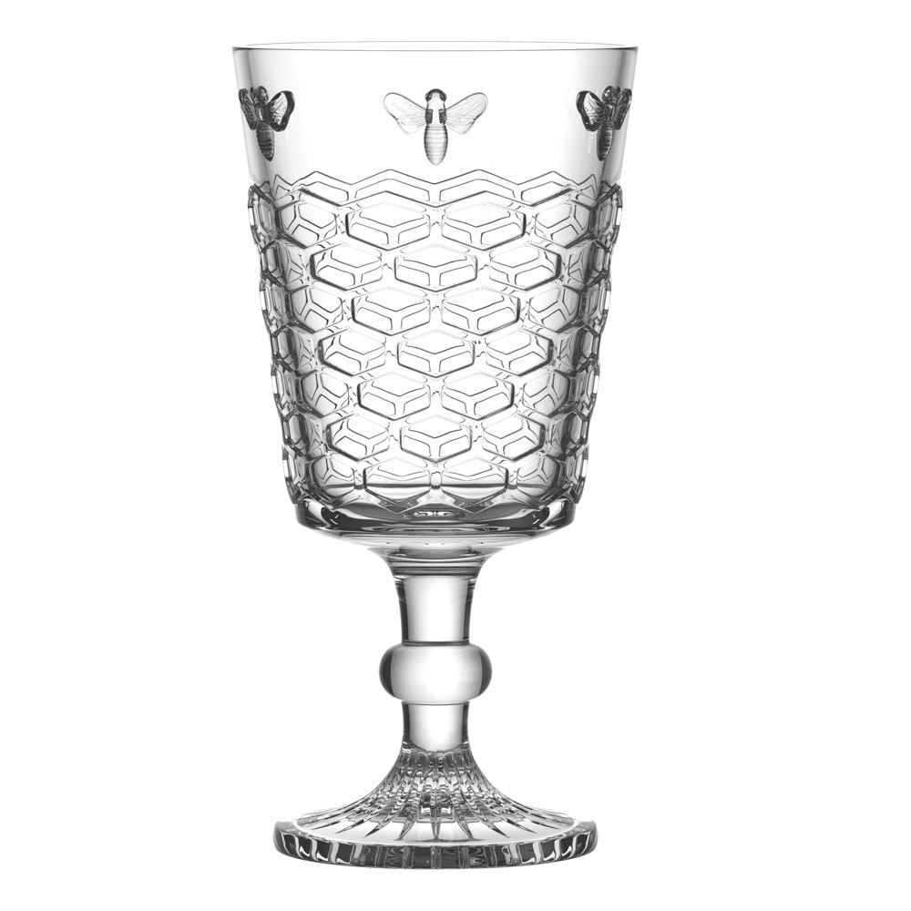 Taça Para Água E Vinho De Vidro Bee Transparente 300Ml - Hauskraft