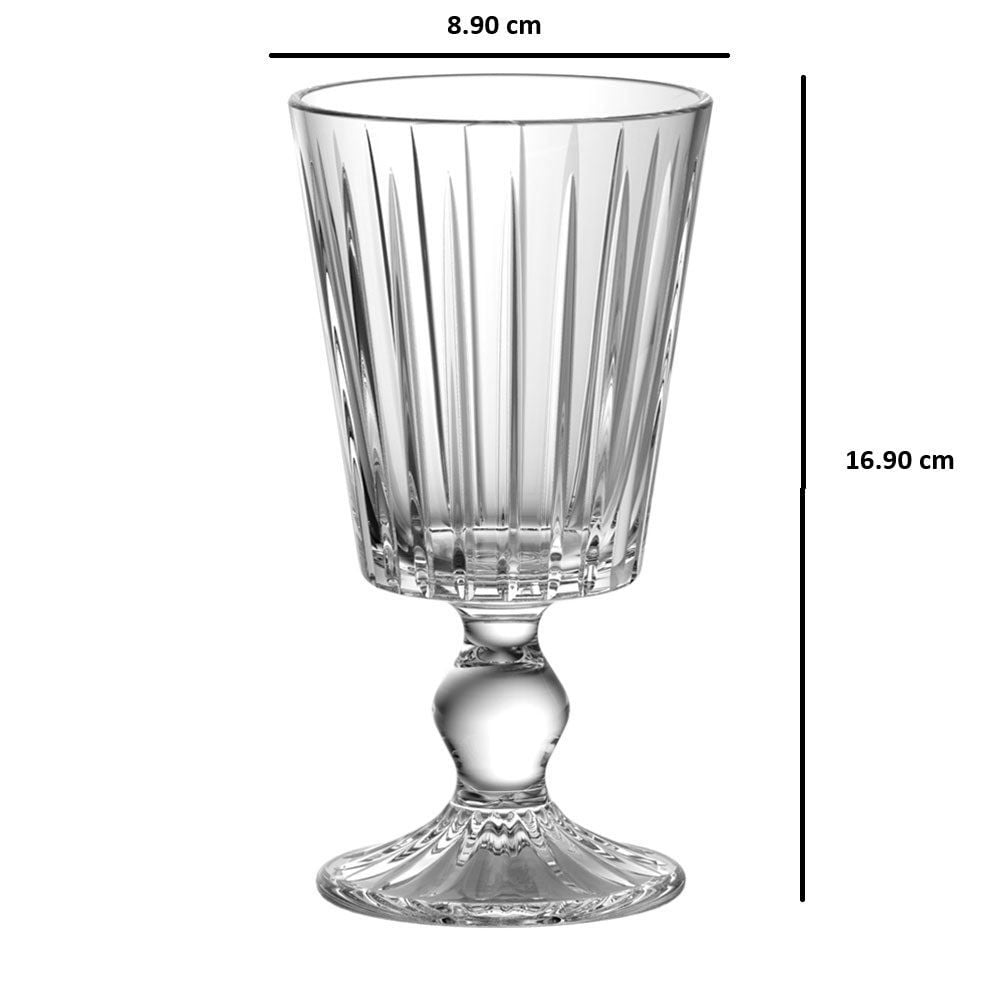 Taça Soho Em Cristal Ecológico 330Ml Avulsa 16,9Cm