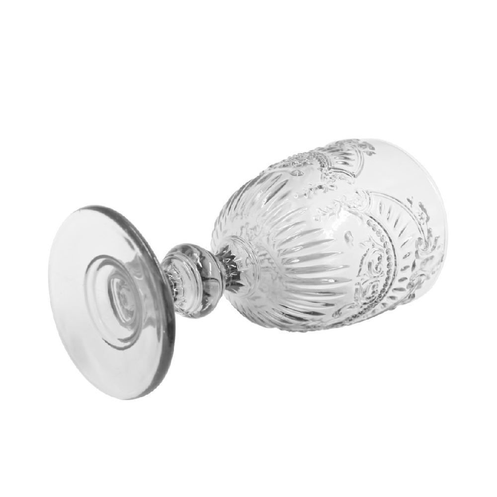 Taça Vidro Viena Filete Dourado Havan Casa - 350Ml