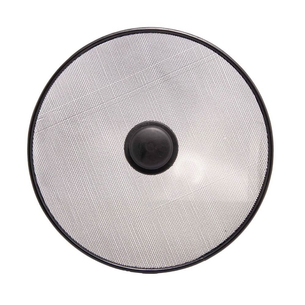 Tampa Protetora Para Fritura 25Cm Lyor - Preta