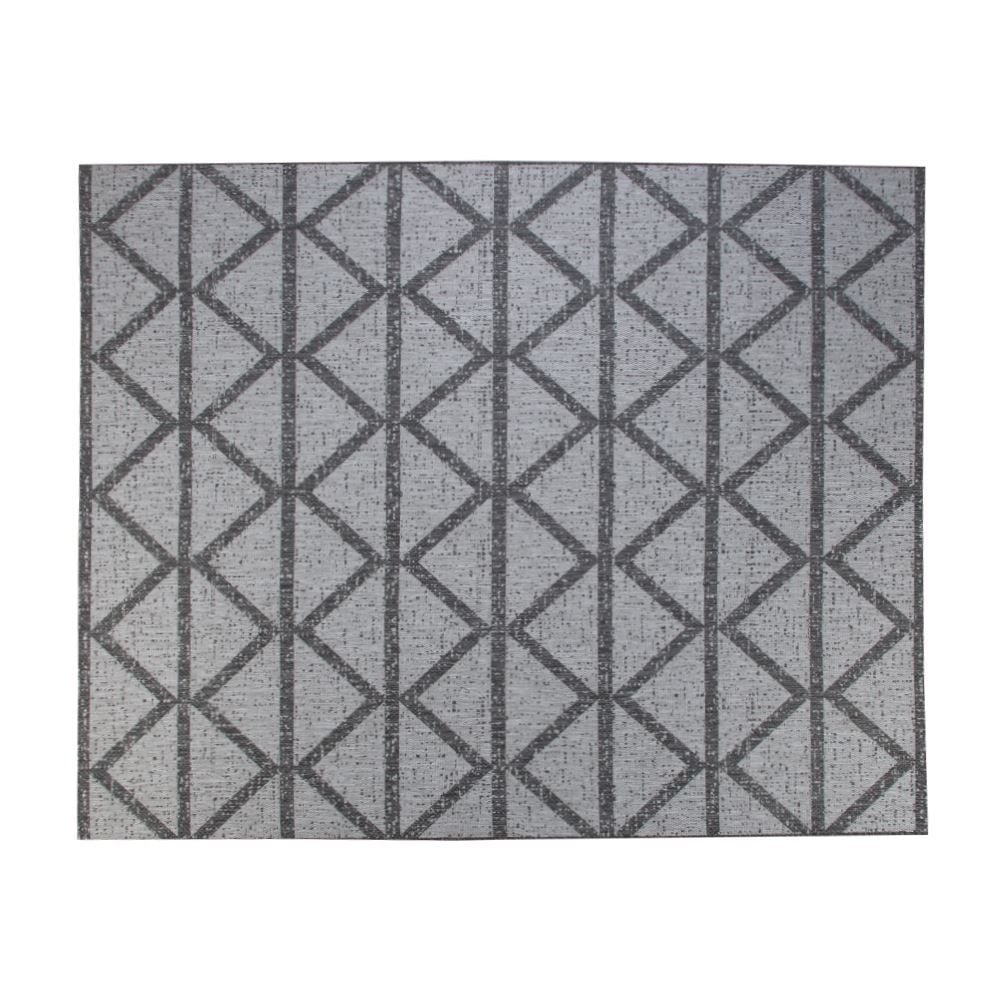 Tapete para Quarto e Sala 2,00X2,50 m Amazonas Sisal Havan Casa - Geométrico Cinza 